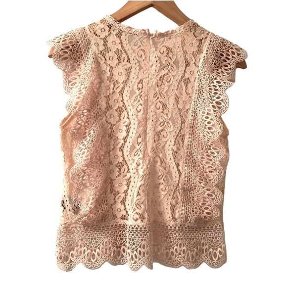 Suzy Shier Lace Blouse - Picture 5 of 6